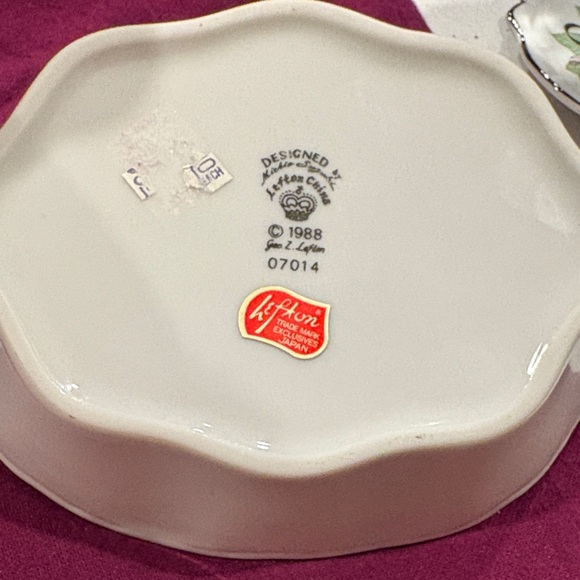 25th Anniversary Vase and Dish Set No Chips nor Cracks - Picture 3 of 5